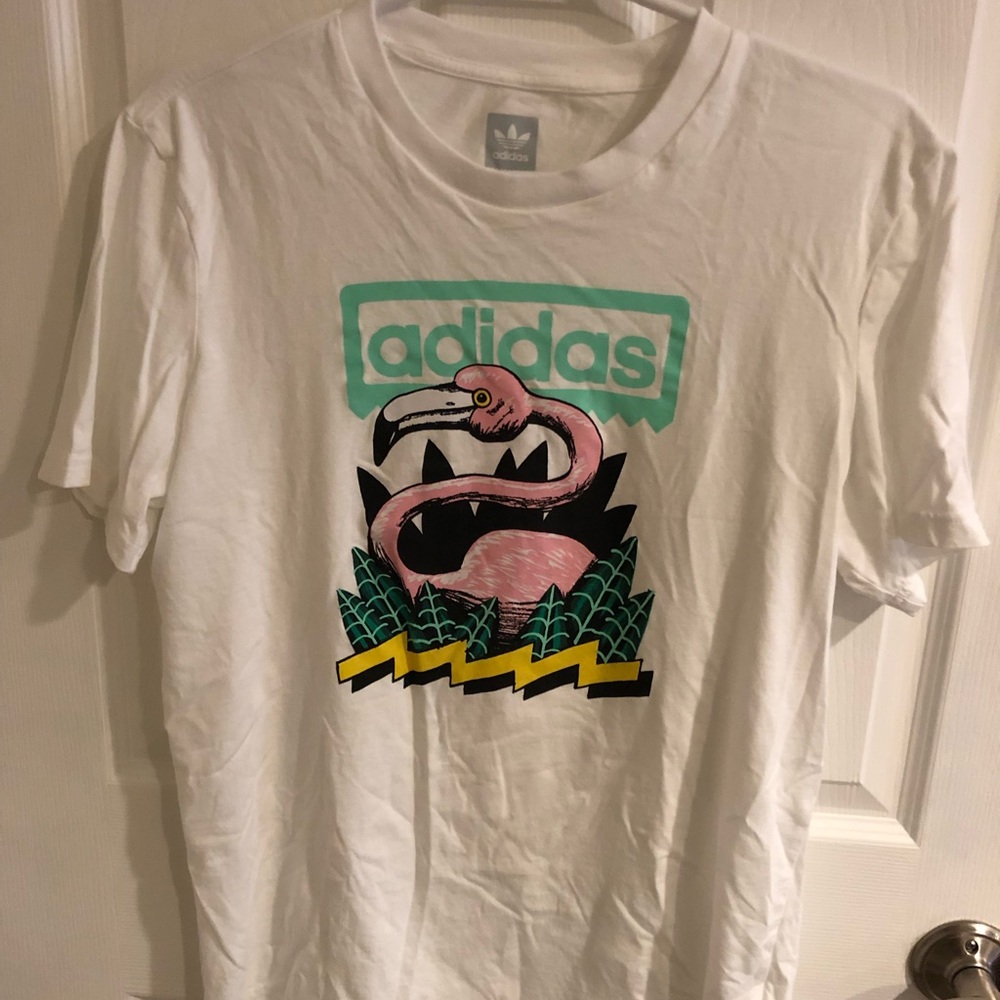 Adidas Mens Flamingo Cotton Tee